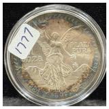 1984 MEXICO 1 OZ SILVER ROUND - TONER