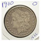 1900-O MORGAN SILVER DOLLAR