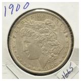 1900 MORGAN SILVER DOLLAR