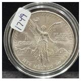 1982 MEXICO 1 OZ SILVER ROUND