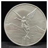 2023Mo MEXICO LIBERTAD 5 OZ SILVER ROUND