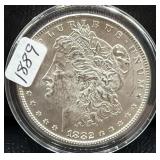 1882 MORGAN SILVER DOLLAR