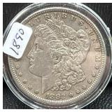1882-S MORGAN SILVER DOLLAR