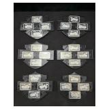 1992 HARLEY-DAVIDSON SILVER INGOT COLLECTION -