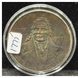 1978 MEXICO "CIEN PESOS" 20 GR SILVER COIN - 72%