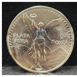 1 OZ SILVER MEXICO LIBERTAD TRIBUTE ROUND