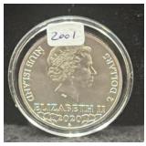 2020 NIUE "CZECH REPUBLIC LION" 1 OZ SILVER ROUND-