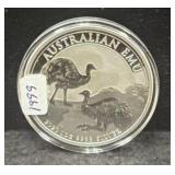 2020 AUSTRALIA EMU - 1 OZ SILVER ROUND - .999 FINE