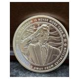 GOLDCO 1 OZ SILVER ROUND W/RONALD REAGAN LIKENESS