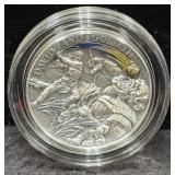 2022 "DAVID & GOLIATH" 2 OZ SILVER ROUND -