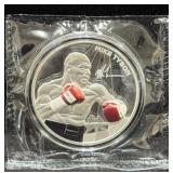 2024 SAMOA MIKE TYSON - 1 OZ SILVER ROUND -