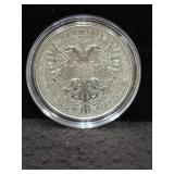 2021 GERMANIA - CHESTNUT LEAF - 1 OZ SILVER ROUND-