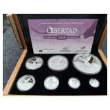 2018 MEXICO LIBERTAD - SILVER PROOF QUALITY SET -