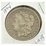 1894 MORGAN SILVER DOLLAR