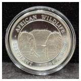 2020 SOMALI AFRICAN WILDLIFE "ELEPHANT" - 1 OZ