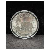 2017 SOMALI AFRICAN WILDLIFE - 1 OZ SILVER ROUND -