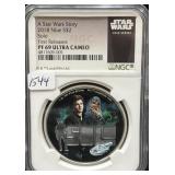 A STAR WARS STORY - 2018 - "SOLO" - 1 OZ SILVER