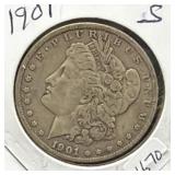 1901-S MORGAN SILVER DOLLAR