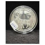 2019 CELTIC ANIMALS - IRISH RED DEER - 1 OZ SILVER