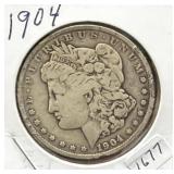 1904 MORGAN SILVER DOLLAR