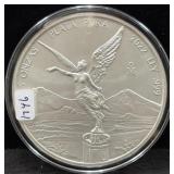 2022Mo MEXICO LIBERTAD 5 OZ SILVER ROUND