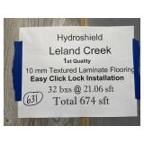 [674SFT] LELAND CREEK 10mm LAMINATE FLOORING