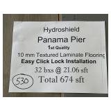 [674SFT] PANAMA PIER 10mm LAMINATEFLOORING