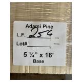 [256LFT] 5 1/4'x16' PINE BASE
