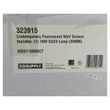 FLUORESCENT WALL SCONCE