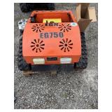 Remote control track mower 196cc    Remote in