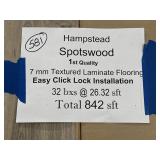 [842sft] SPOTSWOOD 7MM LAMINATE FLOORING