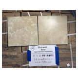 [594sft]  BEIGE 12'x12' TILE