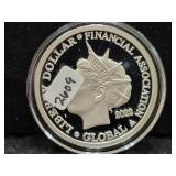 2022 'LIBERTY DOLLAR' 1 OZ .999 FINE SILVER ROUND