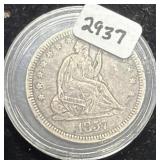 1857 SEATED LIBERTY QUARTER