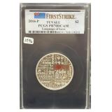 2016-P TUVALU 'LANGUAGE OF LOVE' 2 OZ .999 FINE