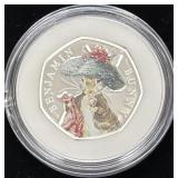 BEATRIX POTTER'S BENJAMIN BUNNY PROOF 925 STERLING