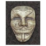 MK BARZ 2 1/2 OZ .999 FINE SILVER GUY FAWKES MASK