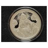 SILVER SHIELD '2024 CHRIST IS COMING' PROOF 1 OZ
