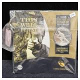 2012 INFANTRY SOLDIER SILVER DOLLAR