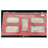 THE HAMILTON MINT - WONDERS OF AMERICA - 5 SILVER