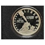 SILVER SHIELD '2023 IN VAXXED WE TRUST' PROOF 1 OZ