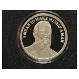 SILVER SHIELD '2021 JAMES GARFIELD' PROOF 1 OZ