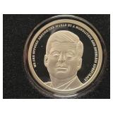 SILVER SHIELD '2022 JOHN F. KENNEDY' PROOF 1 OZ