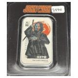 JOHN WICK 'THE CONTINENTAL' 1 OZ .999 SILVER INGOT
