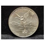 2001Mo MEXICO 1 OZ SILVER LIBERTAD
