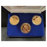 3 PIECE COPPER SECOND AMMENDMENT DOLLAR COLLECTION