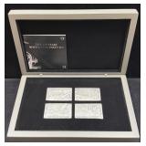 THE 250 YEARS BOSTON TEA PARTY SET - (4) 1 OZ