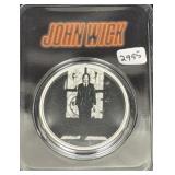 JOHN WICK 'YAGA BABA' 1 OZ .999 FINE SILVER ROUND