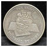 JM 'RIGHT TO TRIAL BY JURY' 1 OZ .999 FINE SILVER