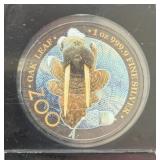 2019 GERMANIA MINT OAK LEAF ZOO 'WALRUS' 1 OZ